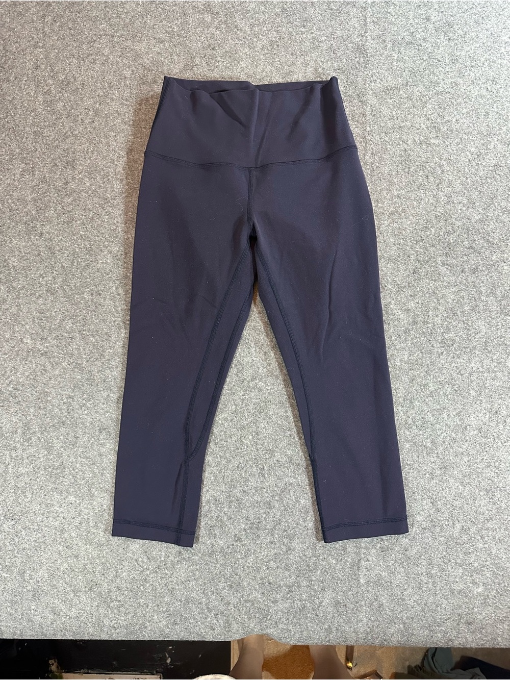 lululemon Blue High-Waist Cropped Leggings